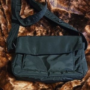 Zara Black Quilted Crossbody Bag